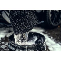 Nuke Guys - Shiny Wheels 2in1 Set Waschen + Trocknen - Mikrofaser Waschhandschuh 145 GSM + Mikrofaser Trockentuch - 1400 GSM, 40x40cm - verpackt