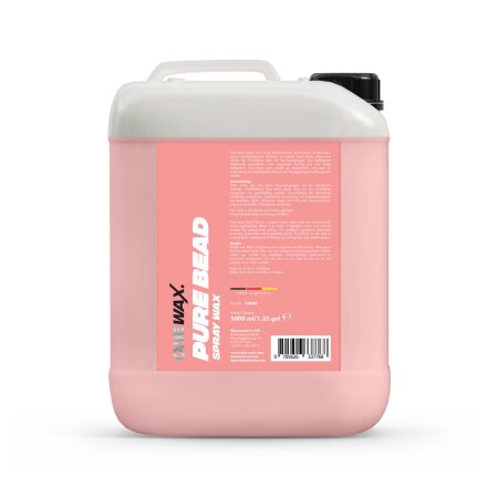 OneWax Pure Bead Spray Wax 5 L
