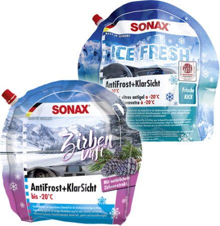 SONAX Antifrost&KlarSicht bis -20°C, 3 Liter Konzentrat Gebinde