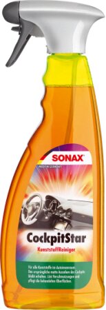 SONAX CockpitStar - KunststoffReiniger, 750ml Sprühflasche