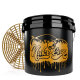 Nuke Guys Golden Bucket Set - GritGuard Wascheimer 3.5 Gallonen und GritGuard Eiimereinsatz  in Gold