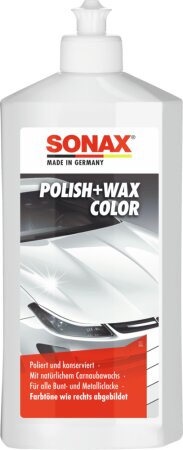 SONAX Polish+Wax Color weiÃŸ 500ml