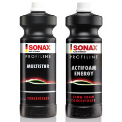 Sonax Aktion - Actifoam 1L - Snow Foam + Multistar 1L -...