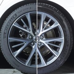 SONAX Xtreme ReifenGlanzGel - 500 ml ULTRA WET LOOK + 5er Pack Applikatorschwamm