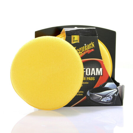 Meguiar’s® Soft Foam Applicator Polierpads Auftragsschwamm 2er Pack 10.16cm