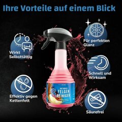 Dr. Wack S100 Motorrad Felgenreiniger 500ml