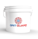 Grit Guard Wascheimer 3.5 Gal wei&szlig; Logo