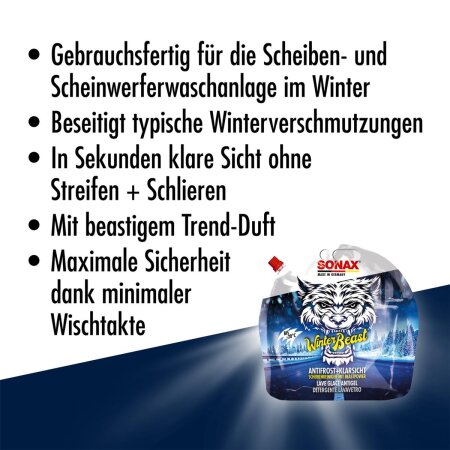 Sonax WinterBeast AntiFrost+KlarSicht Scheibenreiniger