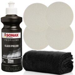 SONAX PROFILINE Glasspolish 250ml + 2x 2er-Pack SONAX...