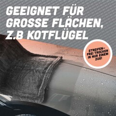 Nuke Guys - Gamma Dryer L - Mikrofaser Trockentuch  - 1400 GSM - grau 40 x 60 cm