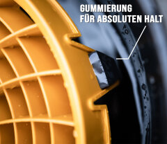 CAREddicted - Meguiars yellow Bucket + Detail Guardz Scrub Wall + Dirt Lock Einsatz schwarz