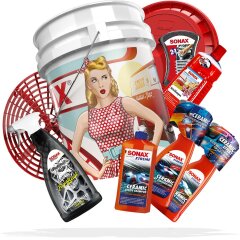 Grit Guard Sonax Wascheimer 5 Gallonen Motiv Pin Up Deluxe Set - 9 teilig