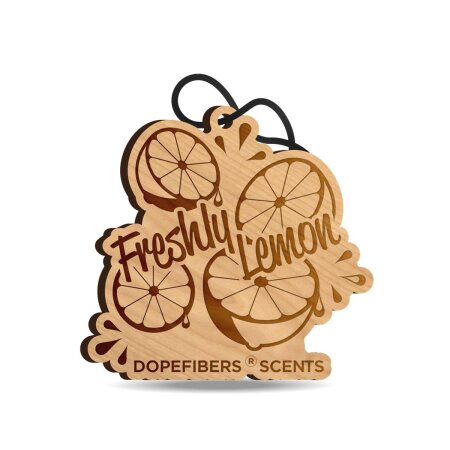 DopeFibers - SCENTS - Holz - Duftanhänger -  unbeduftet FreshlyLemon (unscented)