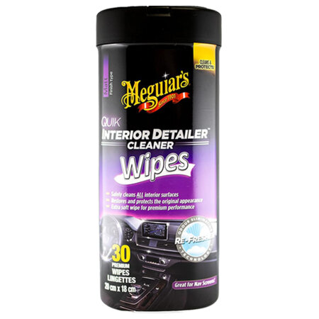 Meguiars Quik Interior Detailer Wipes 30 Stk.